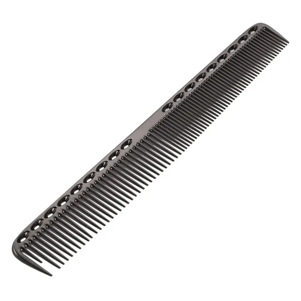 Sisir pembentuk rambut stainless steel, sisir stainless steel ganda, sisir penipis rambut, sisir Lurus Pria, sisir pemotong rambut stainless steel