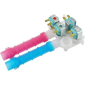 Válvula de Entrada de Agua Eléctrica 134637810CM, Válvula de Agua de Plástico para Lavadora, Piezas de Repuesto para Lavadora - Product Image 1