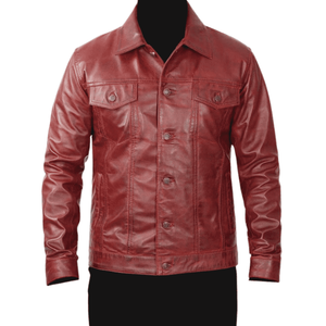 ESPRIT เสื้อแจ็กเก็ตหนังแท้แฟชั่นสำหรับฤดูหนาวผ้าซับในระบายอากาศได้ดี - Product Image 1