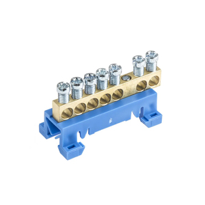 Barres neutres sur rail DIN personnalisées OEM, fabrication de précision, toutes tailles et finitions pour applications électriques industrielles - Product Image 1