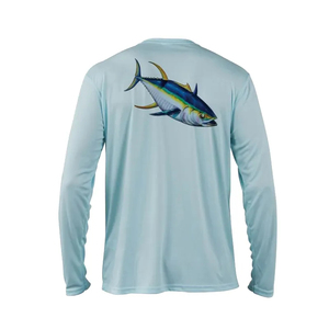 EVELYN OEM ODM Chemise de pêche de loisir en polyester respirante à capuche à manches longues OEM ODM Protection UV Combinaison de pêche au leurre été - Product Image 4