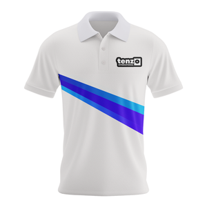 Camiseta polo sublimada para hombre, tela de poliéster y spandex, manga corta, ropa deportiva, longitud regular, secado rápido, diseño transpirable, personalizada - Product Image 3