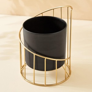 Mini jardineras colgantes de Metal de moda para jardín y hogar, eleva tu espacio con diseños elegantes para uso en el suelo del balcón y la sala de estar - Product Image 3