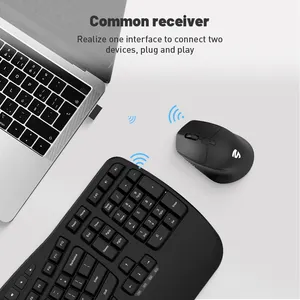 Yüksek kalite moda ev ofis oyun klavyesi ve fare Combo son maliyet etkin USB evrensel klavye ve fare KEYCEO