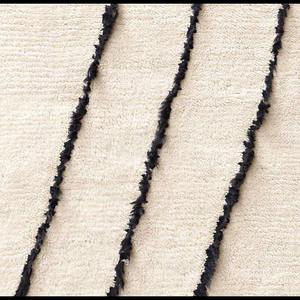 Handmade Wool/Silk Moroccan Area Rugs & Square <b>Cushions</b> Hand Knotted Traditional Geometric Design Custom for Living Spaces - Product Image 2