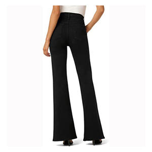 Jeans évasés pour femmes au design personnalisé, pantalon en denim noir, nouvelle arrivée, vêtements de mode, pantalon en denim confortable pour femmes - Product Image 4