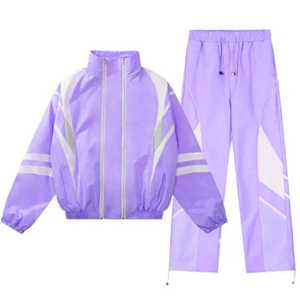 Conjunto de chándal cortavientos OEM al por mayor, 2 uds., personalice el diseño de su propio conjunto de chándal cortavientos de nailon para exteriores 2026 - Product Image 2