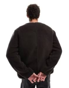 Wholesale Custom 100% Cotton Solid Color Zipper Sherpa Pullover Hooded Winter Coat Polar Thermal Fleece Hoodies <b>Jackets</b> for Men - Product Image 3