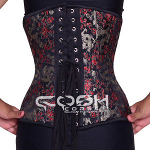 Exquisito corsé de brocado de dragón Steelboned Underbust, vestido de Fitness transpirable, Outfif para entrenamiento de cintura con curvas extremas - Product Image 3