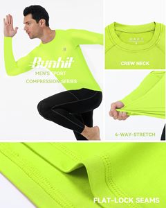 High Quality Rashguard Long Sleeve <b>Compression</b> <b>Shirt</b> Custom Logo Sublimated Sportswear Quick Dry OEM Gym Training Top - Product Image 2