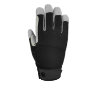 Gants de rappel en peau de chèvre/néoprène de qualité supérieure certifiés CE/ISO pour la manipulation de cordes, l'escalade, la sécurité industrielle et le travail