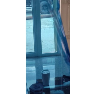 Duc Thien OEM Blue Translucent Stretch Film Moisture-Proof LDPE LLDPE <b>Plastic</b> Roll Soft Cling Packaging Glass Protection 1000m - Product Image 3