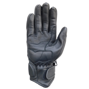 Men's Premium Leather Street Motorbike Protective Biker Gloves Motorcycle Auto Racing Wear Black Genuine Leather Gloves For Men - Product Image 3