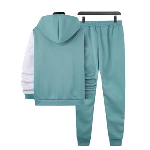 Survêtement d'entraînement confortable et léger à capuche pour homme, coupe régulière, grande taille, respirant, couleur unie, idéal pour l'hiver – Nouvelle collection très prisée - Product Image 2