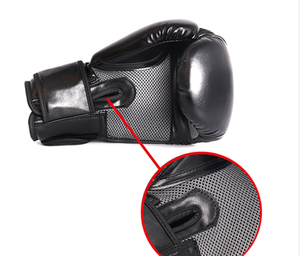 Meilleur fournisseur Service OEM Gants de MMA en cuir synthétique personnalisés Qualité supérieure avec impression de logo confortable Gants de boxe de qualité supérieure - Product Image 4