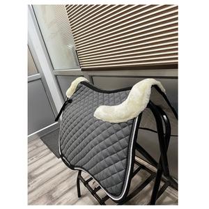 Almohadilla de sillín de doma multiusos personalizable de alta calidad, taladro de algodón, relleno de satén con forro de tela, logotipo de la India - Product Image 3