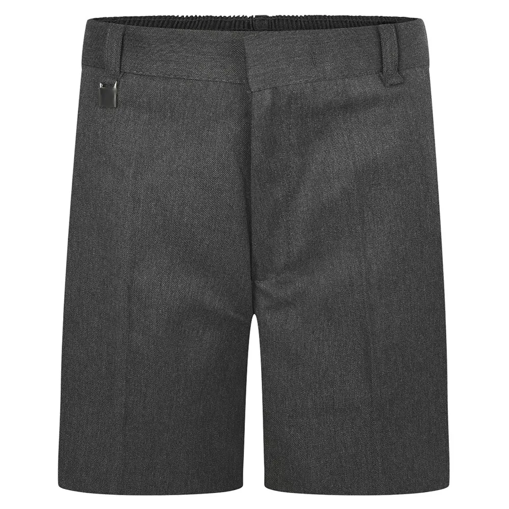Wholesale Plain Solid Color Uniform Shorts In Best Price Breathable School Uniform Semi Elastic Waist Shorts For Men's OEM