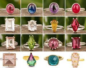 Top Quality 925 Sterling Silver Handmade Engagement <b>Ring</b> for Women 10x17mm Pink Tourmaline Hydro Coffin Shape Prong Fine <b>Rings</b> - Product Image 5