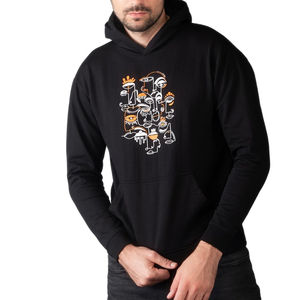 Sudaderas con capucha térmicas para hombre Sudadera con capucha de gran tamaño Sudadera con capucha Casual Basics Algodón DTF Impreso Sudaderas con capucha para hombre - Product Image 6