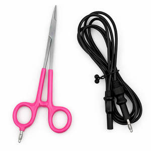 Pinzas Rectas de Acero Inoxidable con Punta de Hemostato para Soldadura de Joyería Permanente, Herramienta de Joyería de Precisión Segura - Product Image 1