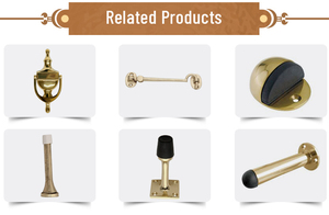 Wholesale Manufacturer Supply Door Accessories Antique Design 90mm Wall Mount Brass Projection <b>Stopper</b> for Sale - Product Image 3