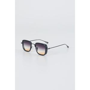 Occhiali da sole con montatura in metallo Design Onxs-senape nera - Product Image 3