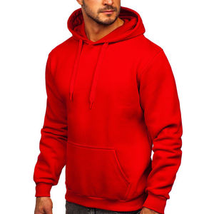 Sweat à capuche classique surdimensionné de haute qualité pour hommes personnalisable hiver 3XL solide impression à la demande polaire de base - Product Image 3