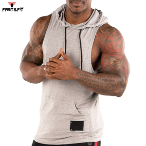 Custom Design Cheap Price Sport Gym Quick Dry Lightweight Fitness Workout <b>Sleeveless</b> <b>Sleeveless</b> <b>Hoodies</b> - Product Image 5