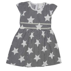 Vestido Bordado para Niñas - Azul Marino - Product Image 1