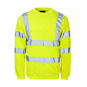 Vêtements de travail Sweat-shirt de travail personnalisé Vêtements tricotés Hi Vis Sécurité Construction Sweat-shirt de sécurité réfléchissant haute visibilité - Product Image 2