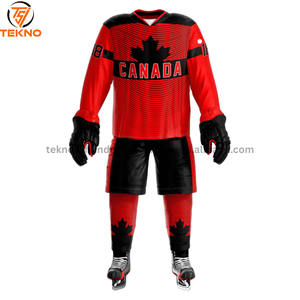 Nuevo 2025 100% poliéster transpirable equipo de alta calidad transpirable campo Hockey Jersey sublimación hockey sobre hielo servicio OEM - Product Image 3