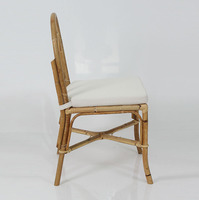 Silla de Ratán Moderna Azura con Funda Extraíble para Hogar, Oficina, Sala de Estar, Apartamento y Comedor - Origen Indonesia