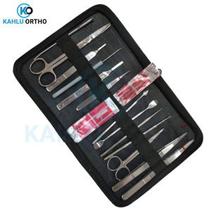 KAHLU ORTHOPEDIC Kit de dissection en acier inoxydable réutilisable de 15 pièces avec étui pour les étudiants vétérinaires en biologie anatomie botanique - Product Image 6