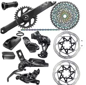 Nuevo Grupo Electrónico SRAM Eagle de 175 mm con Pedales DUB de 34 dientes y Sistema de Frenos de Disco de 24 Velocidades - Product Image 5