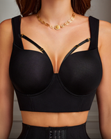 Lingerie Grande Taille, Soutien-Gorge Femme Creux à Bonnets Larges, Bretelles Larges, Confortable, Vente en Gros Européenne et Américaine