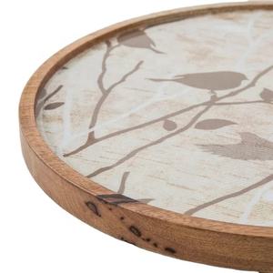 Factory Wholesale Supplier Unique Look Enamel Design Serving Platter Custom Wood Household Flatware <b>Large</b> <b>Salad</b> Platter <b>Bowl</b> - Product Image 3