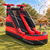 Vente chaude Parc de jeux commercial Parcours d'obstacles Château gonflable Thème licorne