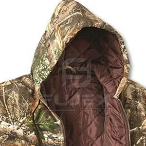 Sweat à capuche d'hiver décontracté à séchage rapide en polyester et coton léger avec col à capuche avec motif solide pour la chasse en vente - Product Image 5