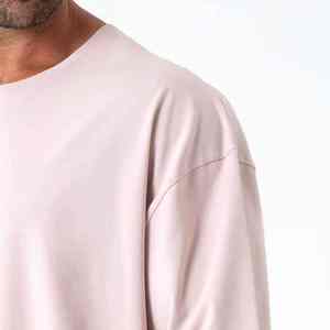 Meilleure conception personnalisée 100% coton T-shirt pour hommes élégant couleur blanche coupe ample Simple col rond plaine Gym Fitness T-shirt pour hommes - Product Image 6