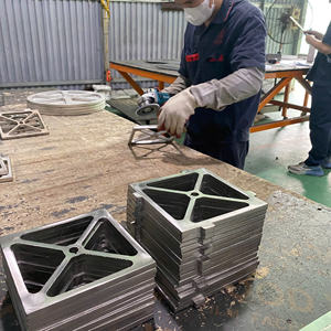 Placa Base de acero reforzado con corte láser con diseño de X-Rib-Pieza estructural personalizada | Fabricante OEM de Vietnam - Product Image 4