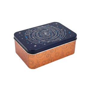 Boîte en fer blanc rectangulaire à surface brillante pour bonbons, biscuits et chocolat, contenant alimentaire avec couleur personnalisée de Maharashtra - Product Image 2