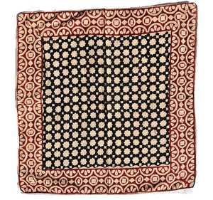 Bandana en coton biologique écologique imprimé en bloc à la main de forme carrée, vente en gros à bas prix - Product Image 5