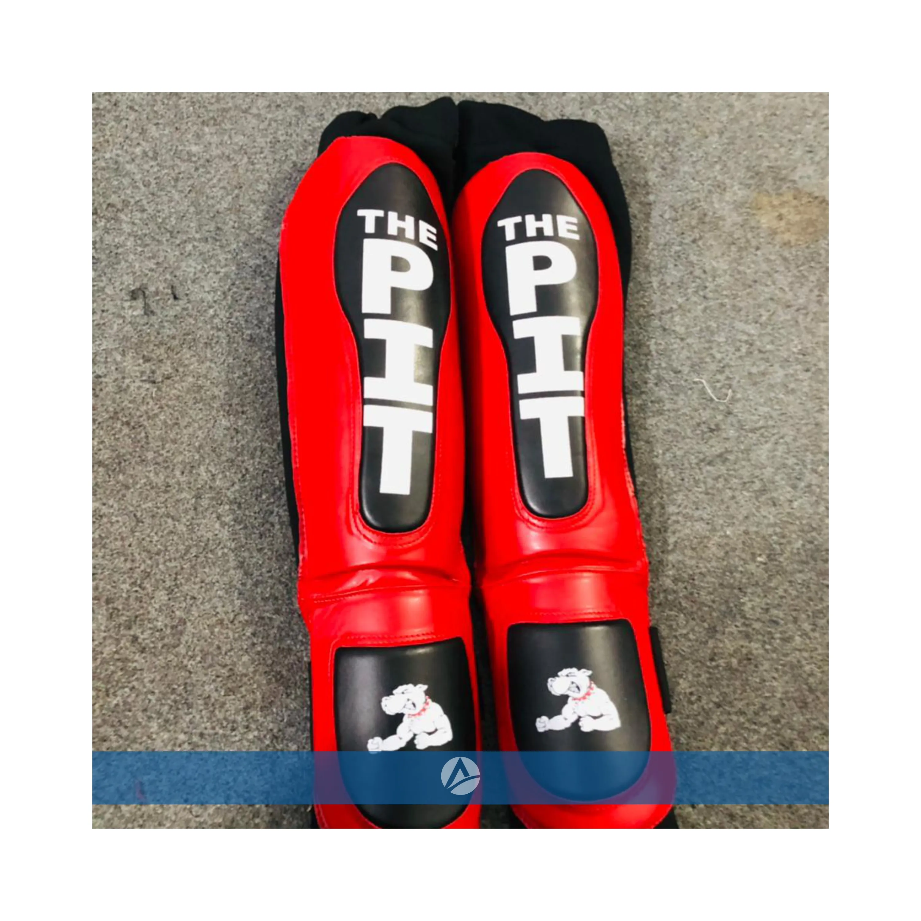 Shin instep guard hakiki deri Kick boks eğitim yüksek kalite özel toptan profesyonel koruyucu yastık