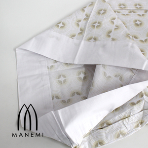 Ensemble de literie 3 pièces en coton/polyester à imprimé géométrique respirant, comprenant drap plat, drap-housse (jusqu'à 30 cm) et taie d'oreiller - Product Image 5