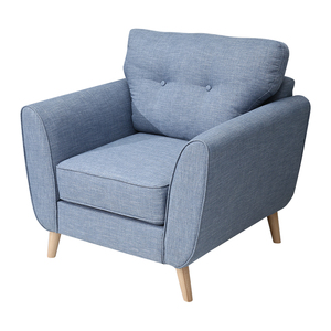 Sofá Individual Estilo Tejido SF38005 con Tela de Alta Calidad, Diseño Liso - Product Image 3