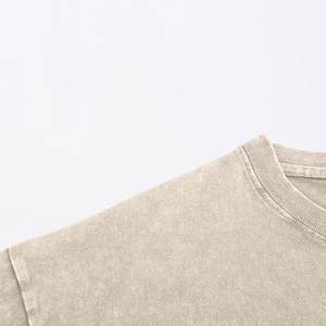 240g Hombres 100% Algodón O-cuello Camisetas Impresión de pantalla personalizada Camiseta Bordado Relieve Logo Camisa en blanco Hombre Verano sostenible Tops - Product Image 3