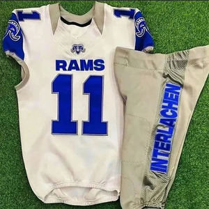 Meilleure qualité uniformes de football américain conceptions personnalisées impression sublimée séchage rapide respirant jeunes vêtements de football américain - Product Image 2