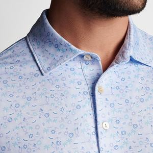 Polo de golf personalizado para hombre impresión completa venta al por mayor transpirable de secado rápido garantía calidad Polo camisetas - Product Image 6