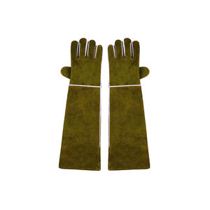 Guantes de jardinería de cuero dividido de piel de vaca 100%, superventas, guantes de soldadura, cómodos guantes de seguridad de soldadura protectores de manos - Product Image 4