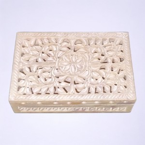 Boîtes à bijoux rectangulaires faites à la main en stéatite de marbre de qualité supérieure finition polie logo personnalisé décoration de la maison emballage cadeau - Product Image 3